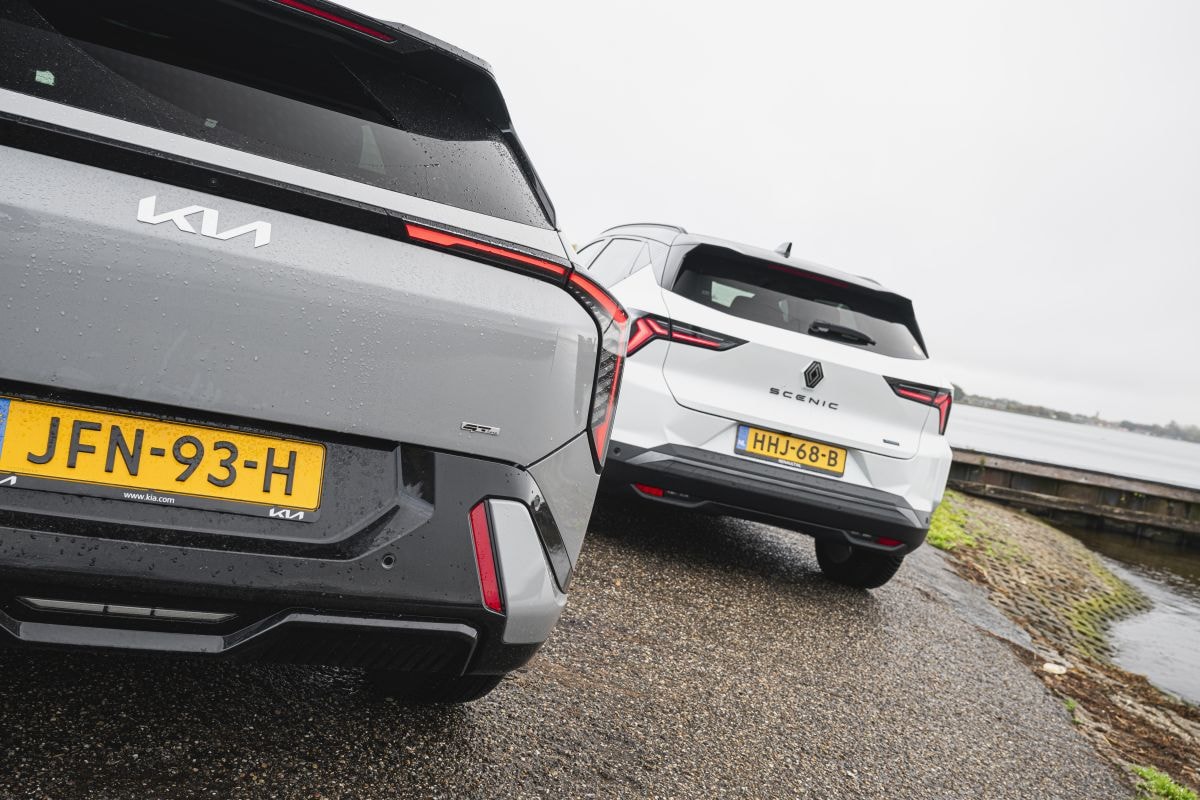 Kia EV4 en Renault Scenic