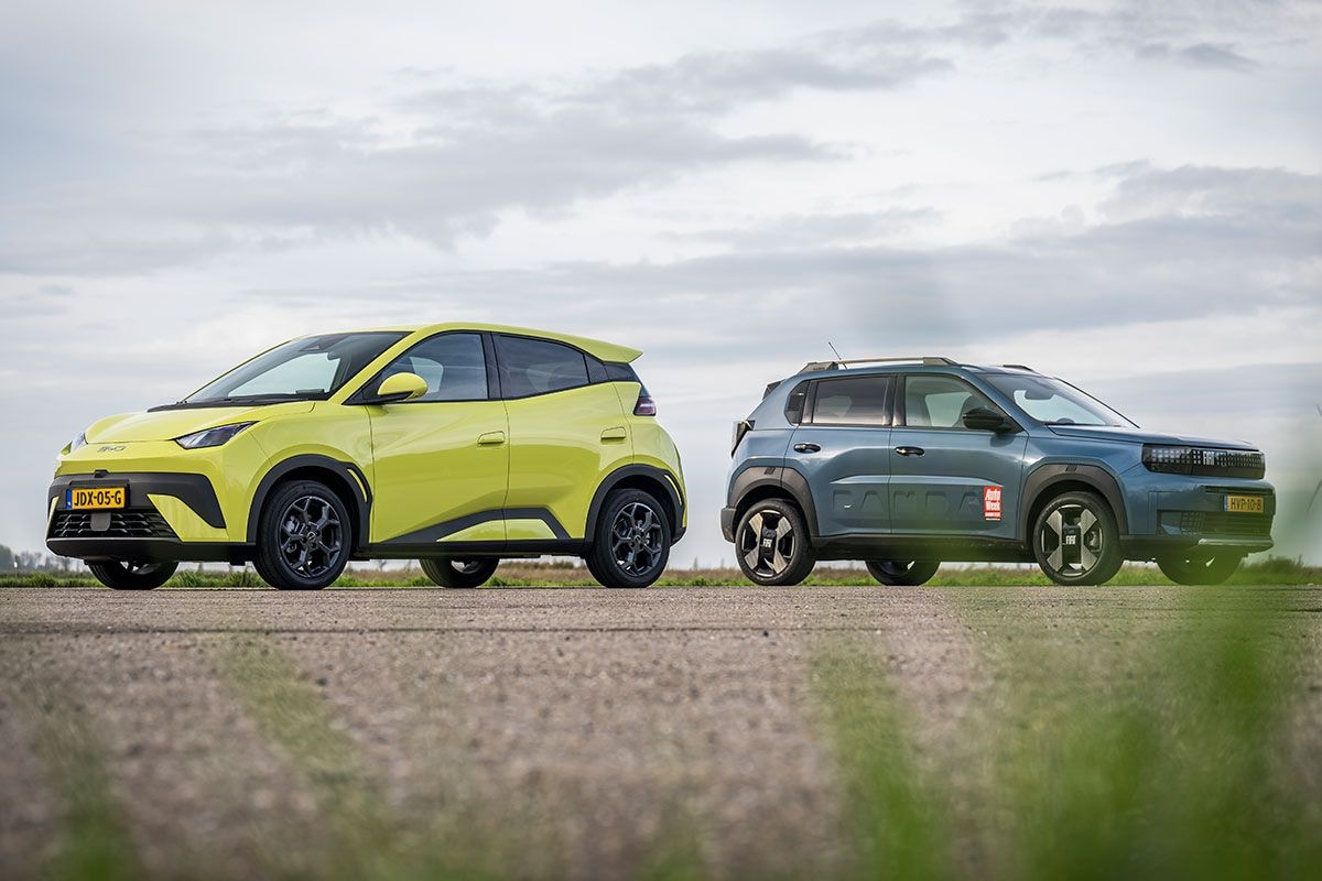 Dubbeltest BYD Dolphin Surf Fiat Panda