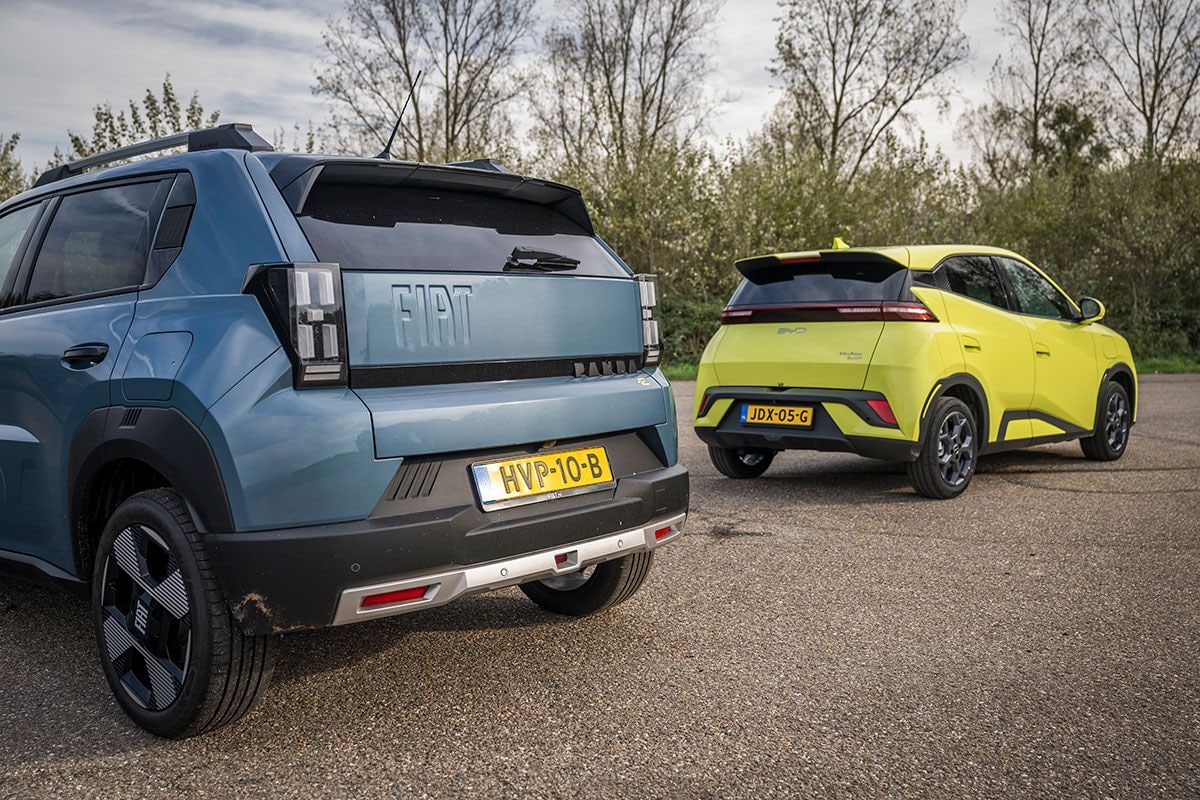 Dubbeltest BYD Dolphin Surf Fiat Panda