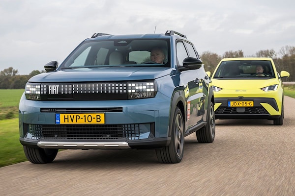 Dubbeltest BYD Dolphin Surf Fiat Panda