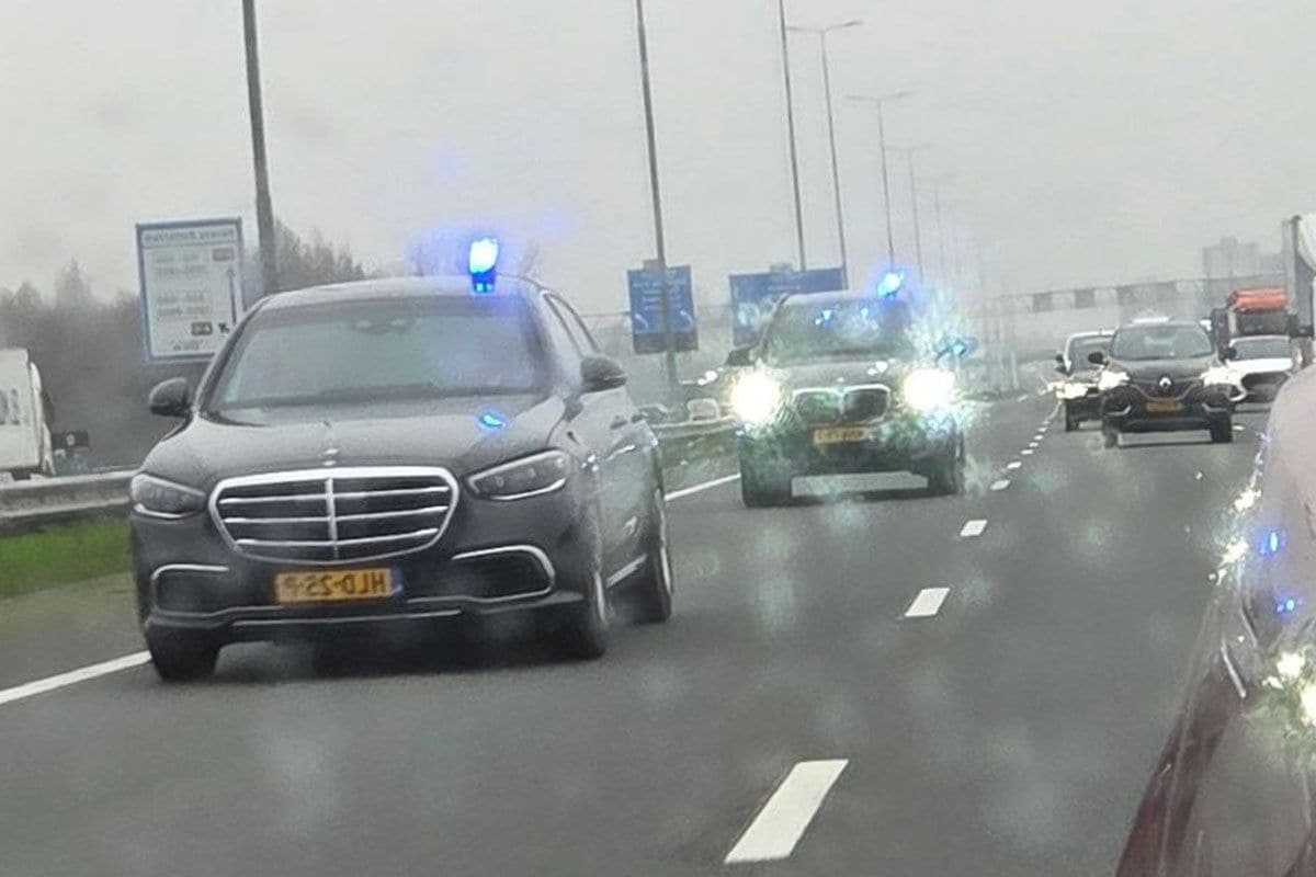 gepantserde limousines politie file X5 S-klasse