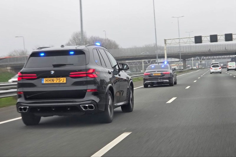 gepantserde limousines politie file X5 S-klasse