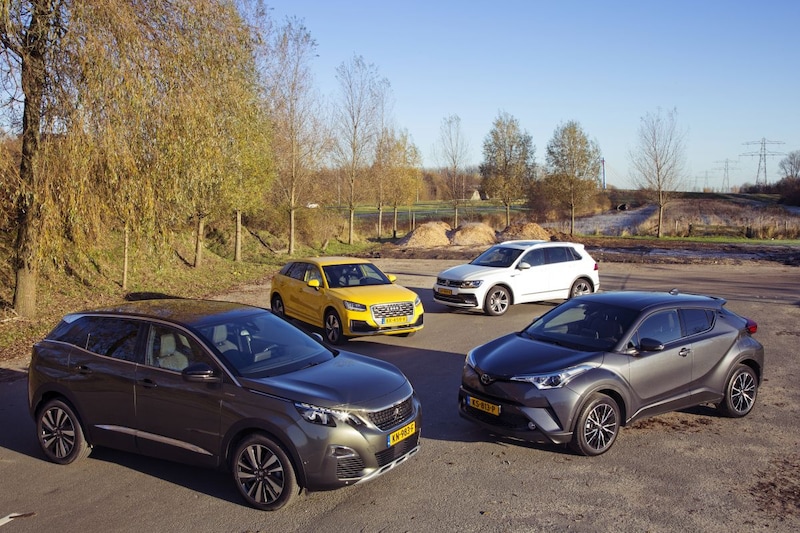 SUV's en cross-overs uit 2016