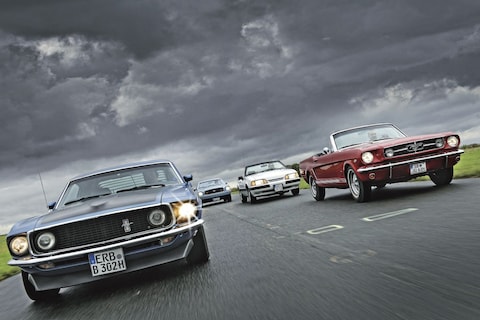 Met eerste drie generaties Ford Mustang bij elkaar zie je hoe moeilijk evolutie van icoon is