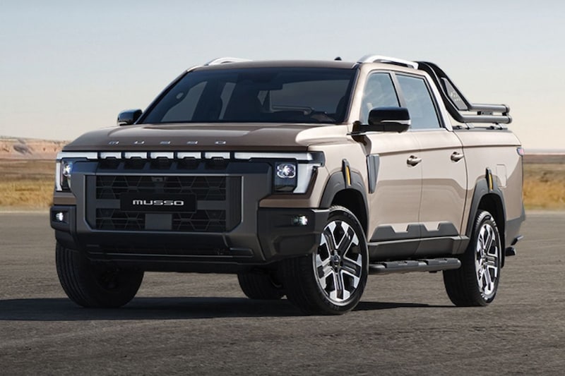 Wéér een nieuwe KGM: dit is de nieuwe KGM Musso met verbrandingsmotor