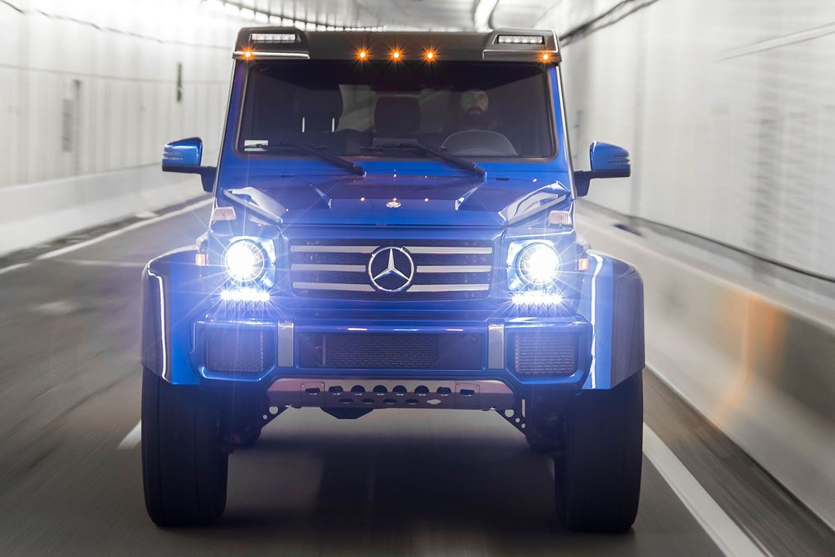 Mercedes-Benz G-klasse identification lamps