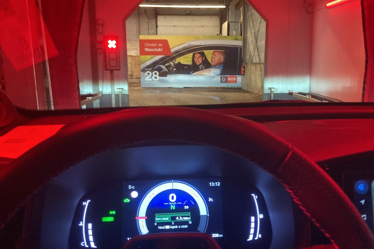 In de wasstraat