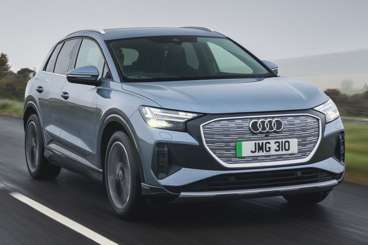Audi Q4 e-tron UK VK engeland