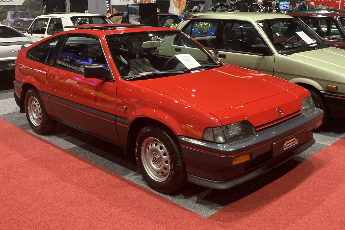 Honda Civic CRX op klassiekerbeurs