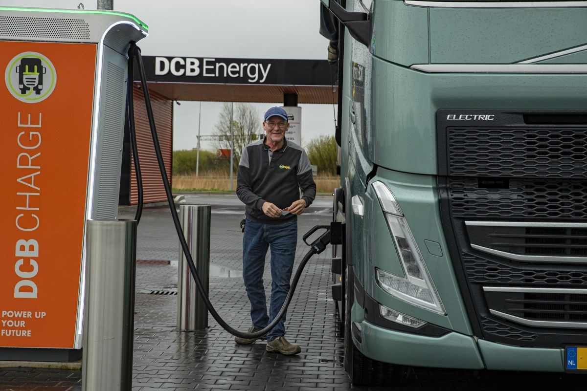 Elektrische vrachtauto Volvo FH elektrisch