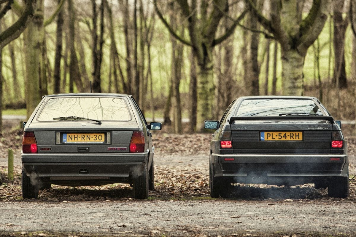 Lancia Delta HF 4WD vs. Audi Quattro klassiekers met 4x4