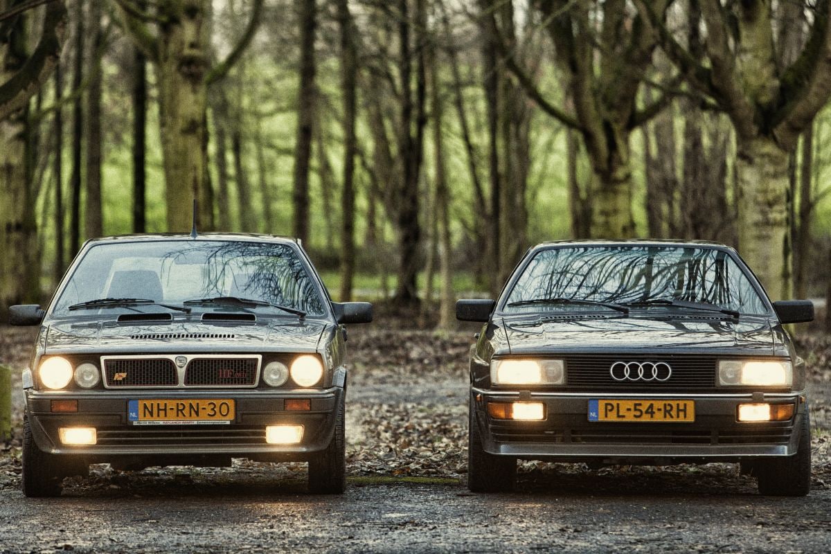 Lancia Delta HF 4WD vs. Audi Quattro klassiekers met 4x4