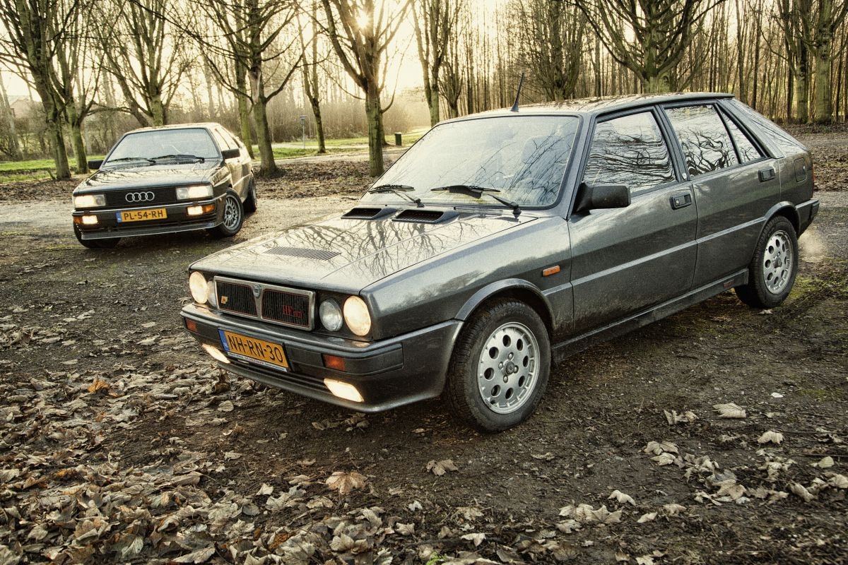 Lancia Delta HF 4WD vs. Audi Quattro klassiekers met 4x4