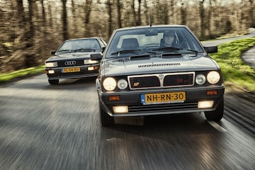 Lancia Delta HF 4WD vs. Audi Quattro klassiekers met 4x4