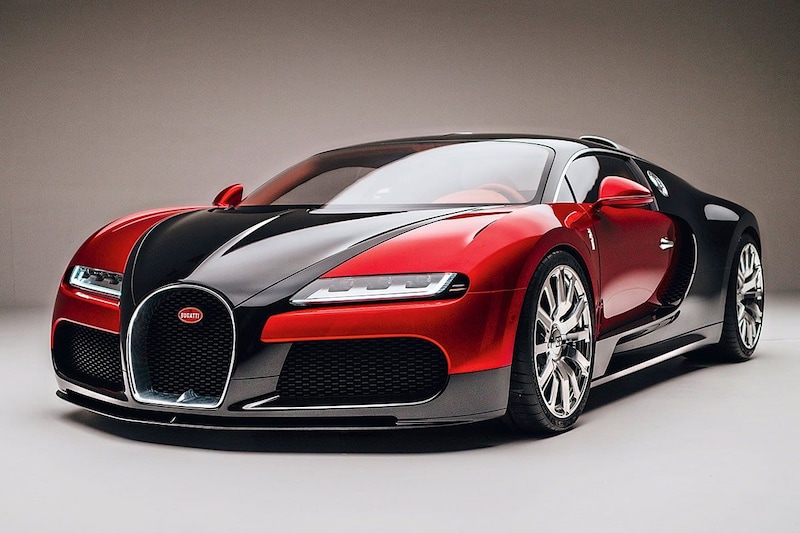 Toch een nieuwe Bugatti Veyron: zestien cilinders, 1.600 pk en helemaal retro