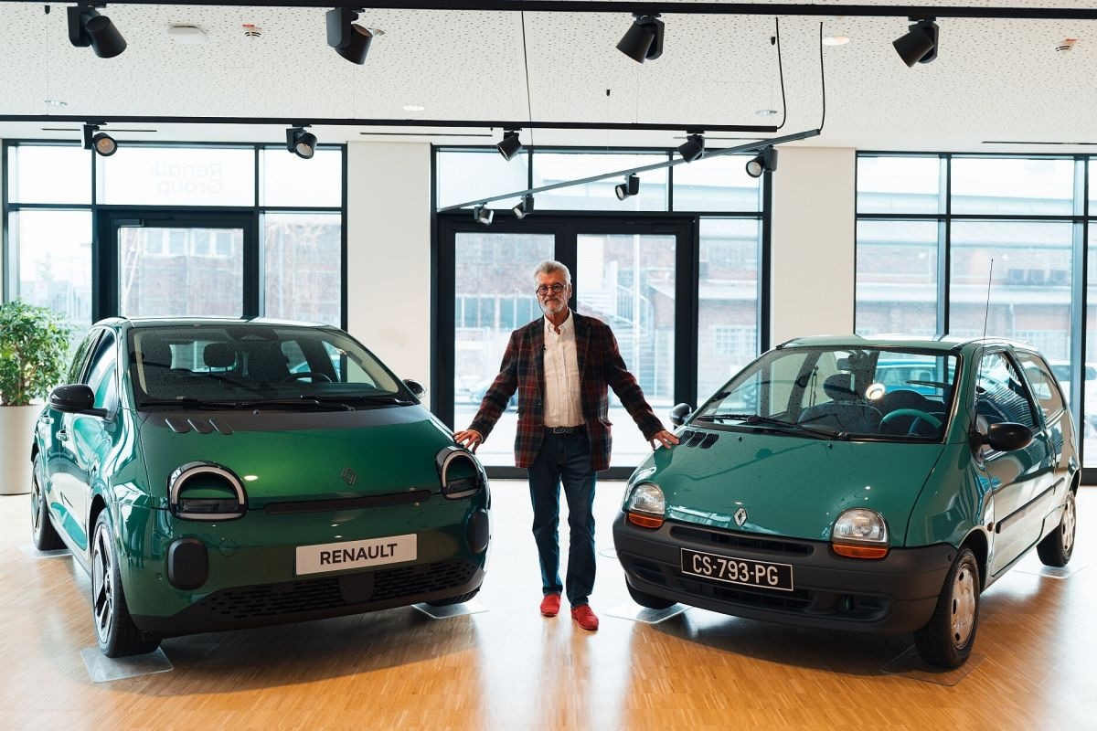 Bedenker van de naam Twingo bij eerste en nieuwste