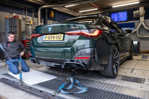 BMW i4 M50 (2022) - Op de rollenbank