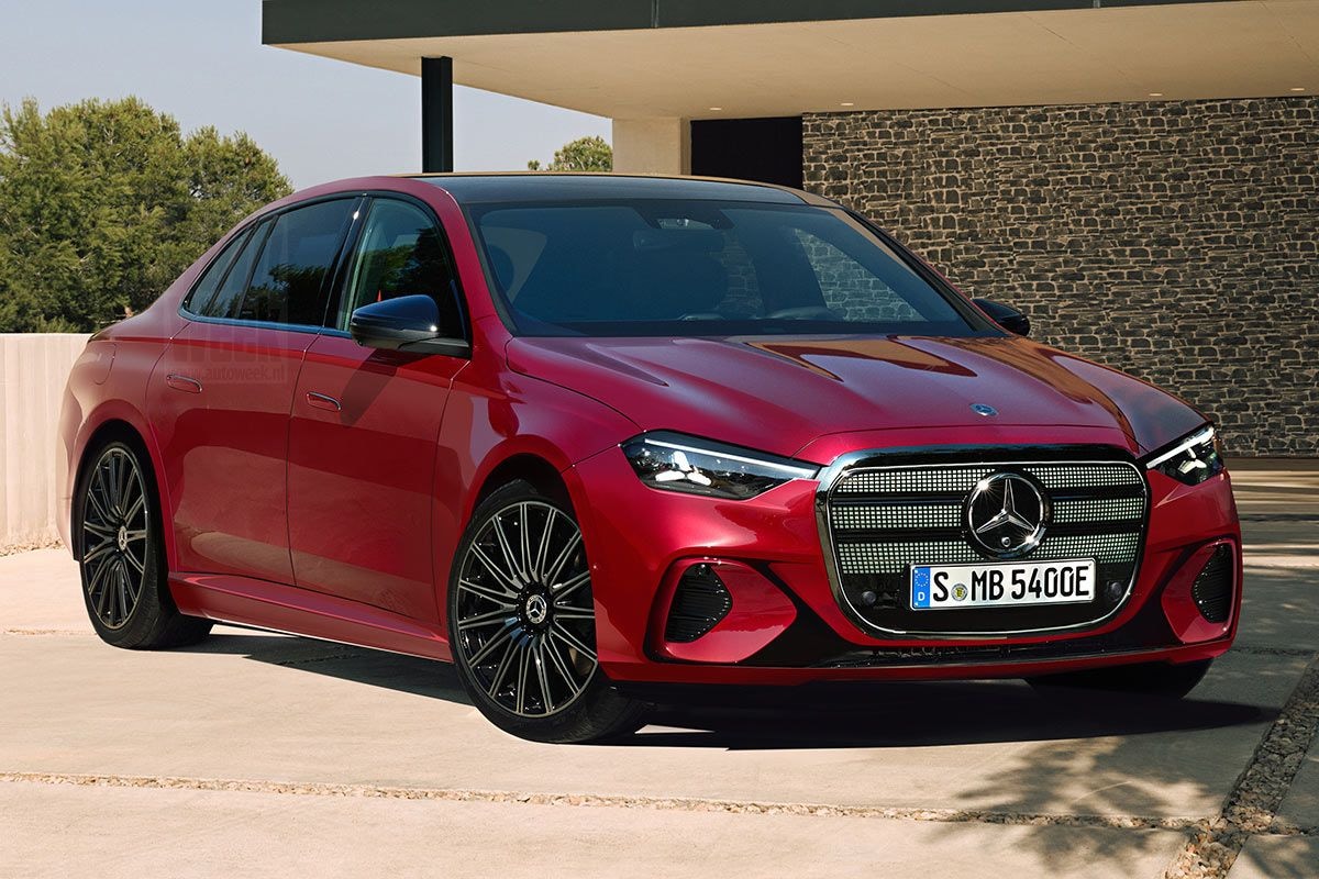 Illustratie Mercedes-Benz E-klasse met EQ Technologie Larson