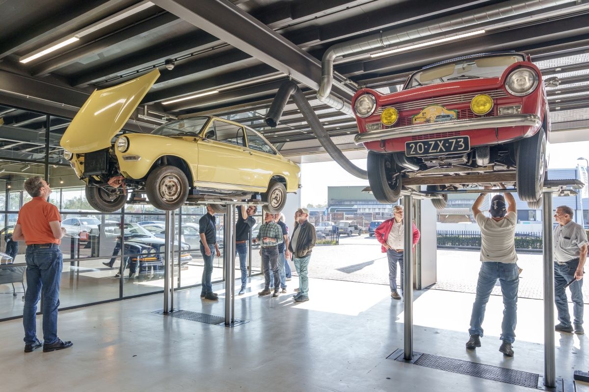 Daf meeting van mensen die Dafjes rijden