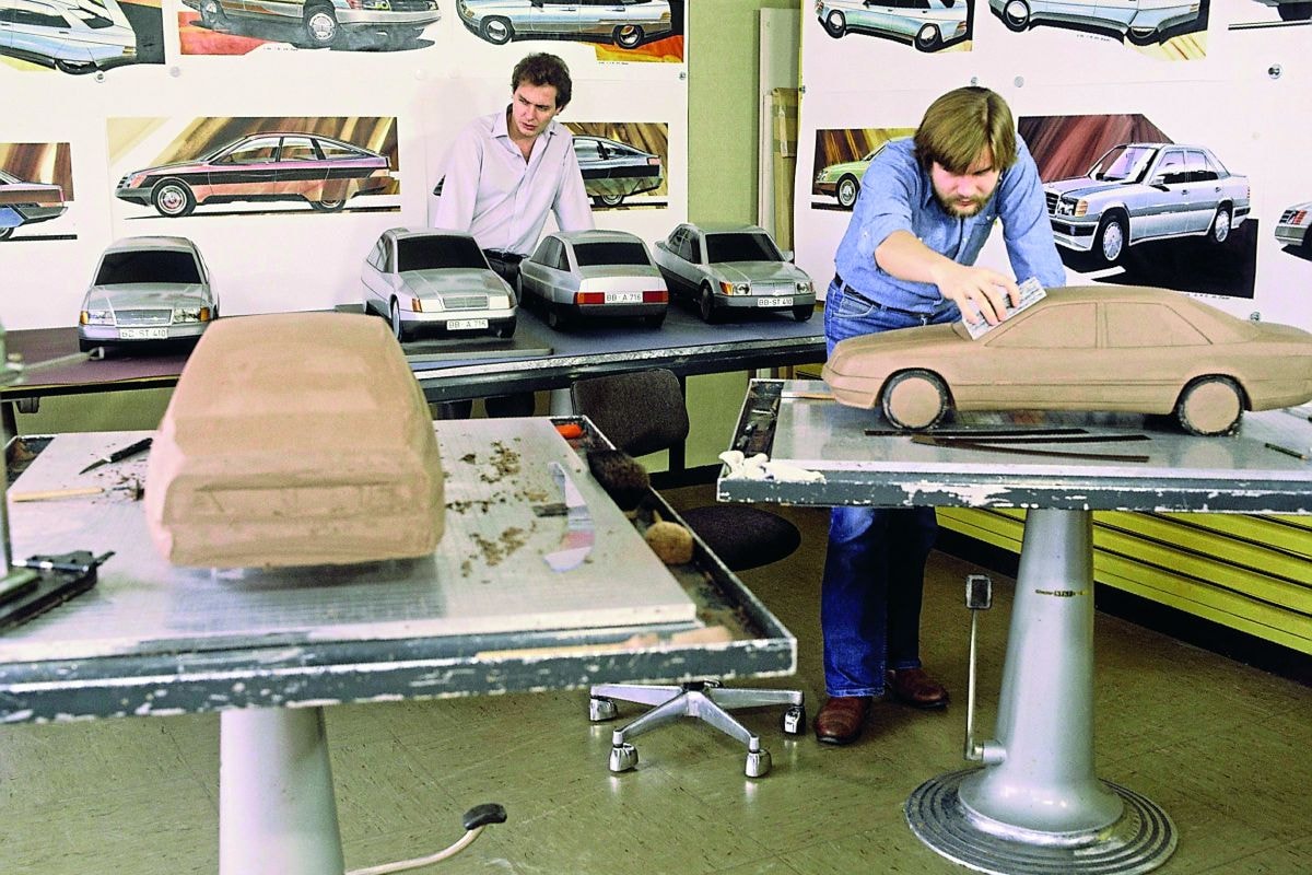 Kleimodellen Mercedes W124