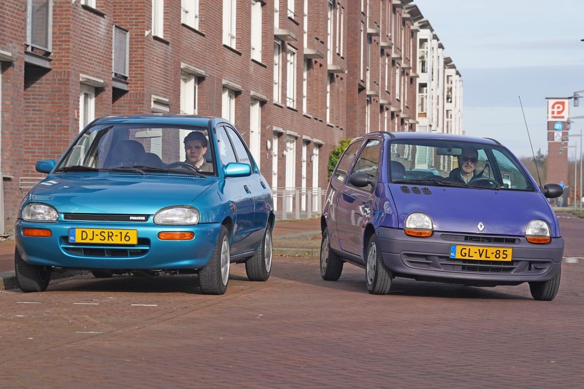 Mazda 121 en Renault Twingo