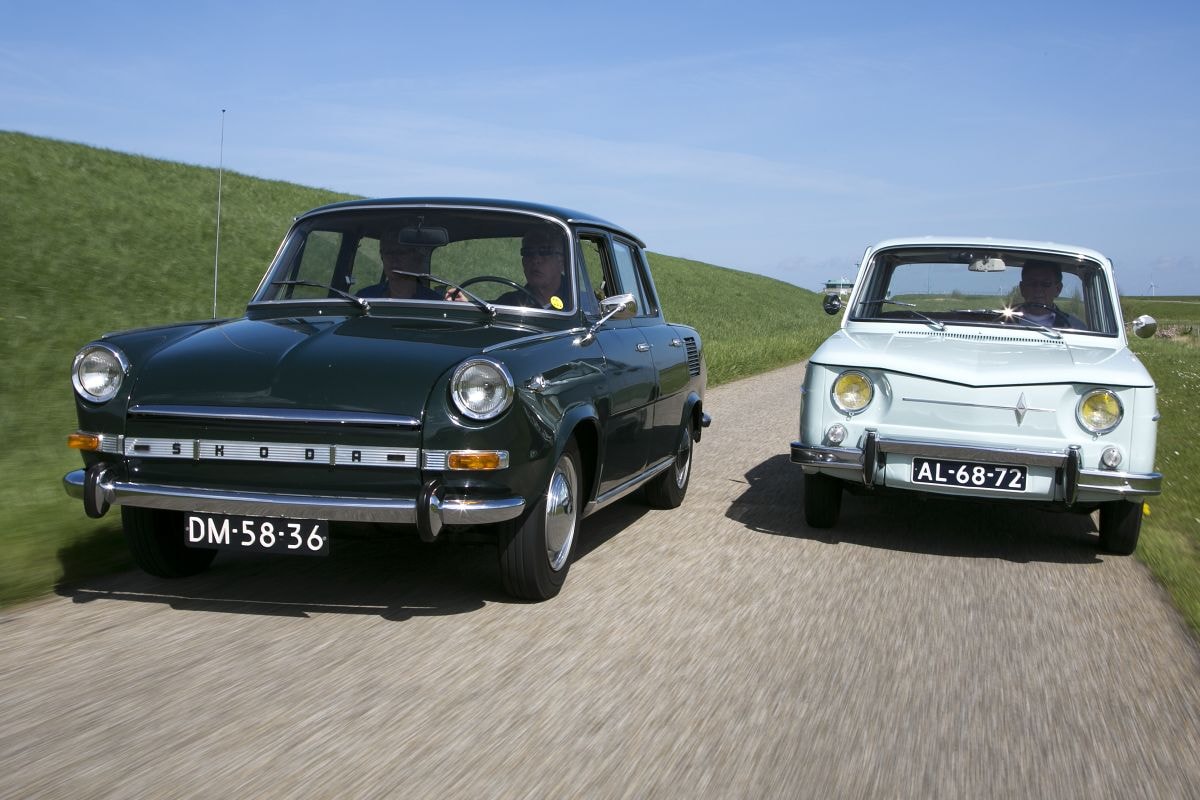 Renault 8, Skoda MB1100, klassiekers met motor achterin