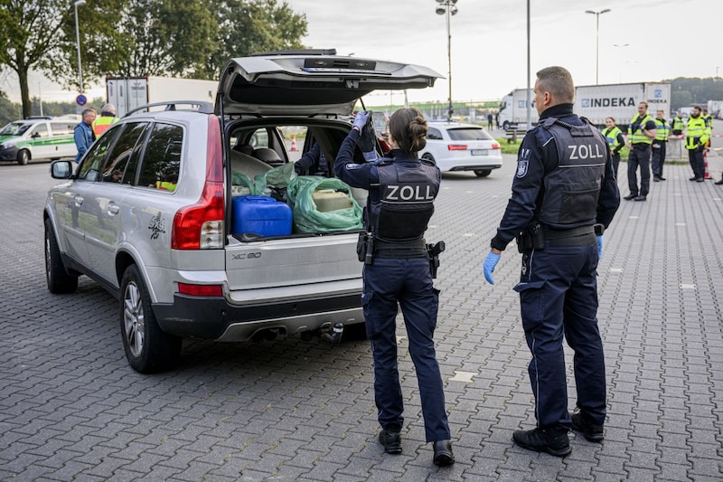 Grenscontrole Duitsland (ANP)