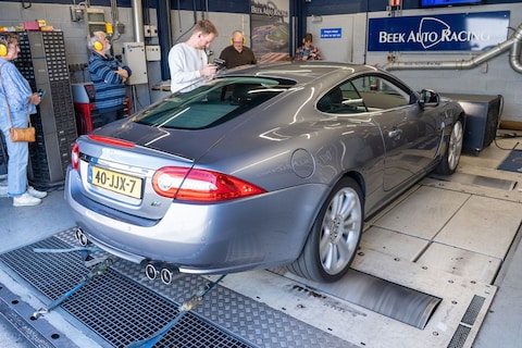 Jaguar XKR 5.0 V8 Supercharged (2009) - Op de rollenbank