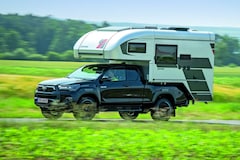 Pick-up met camperopbouw