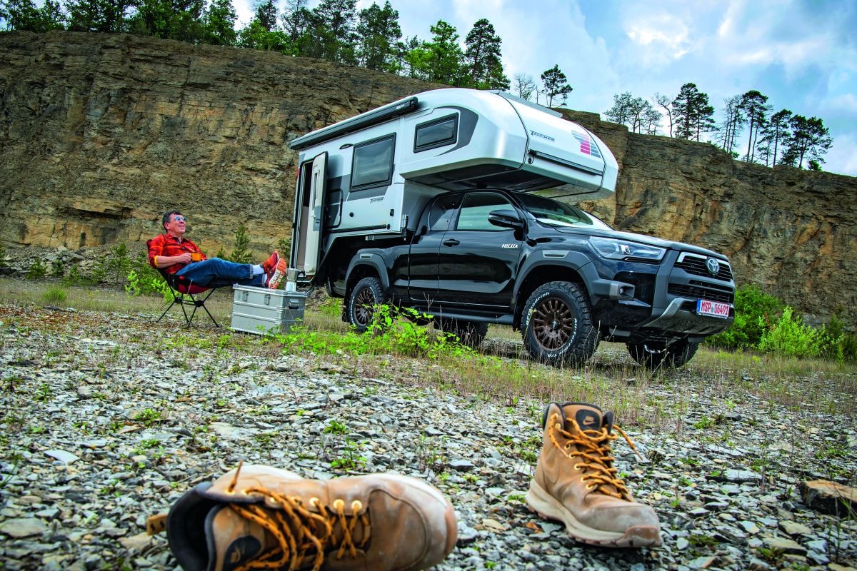 pick-up met camperopbouw