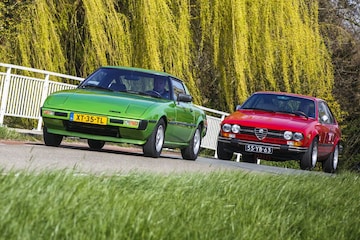 Mazda RX-7 vs. Alfa Romeo Alfetta GT klassiekers jaren 70