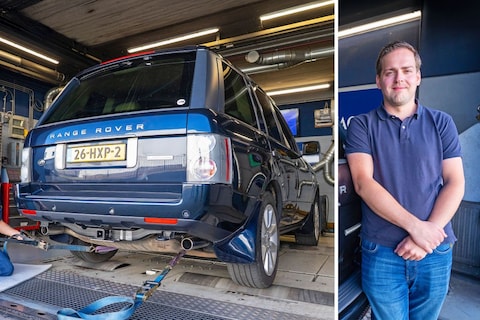 Mitch den Engelsman (31) vindt zijn Range Rover V8 Supercharged leuker dan Duitse premium auto's