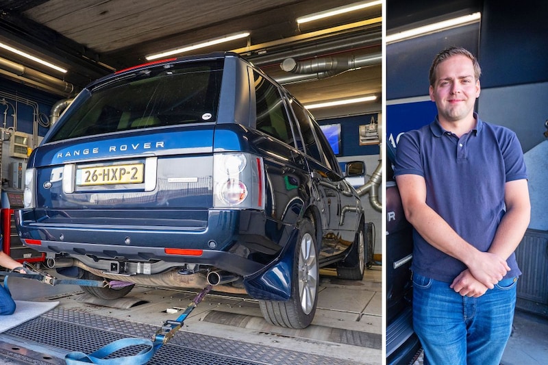 Mitch den Engelsman (31) vindt zijn Range Rover V8 Supercharged leuker dan Duitse premium auto's