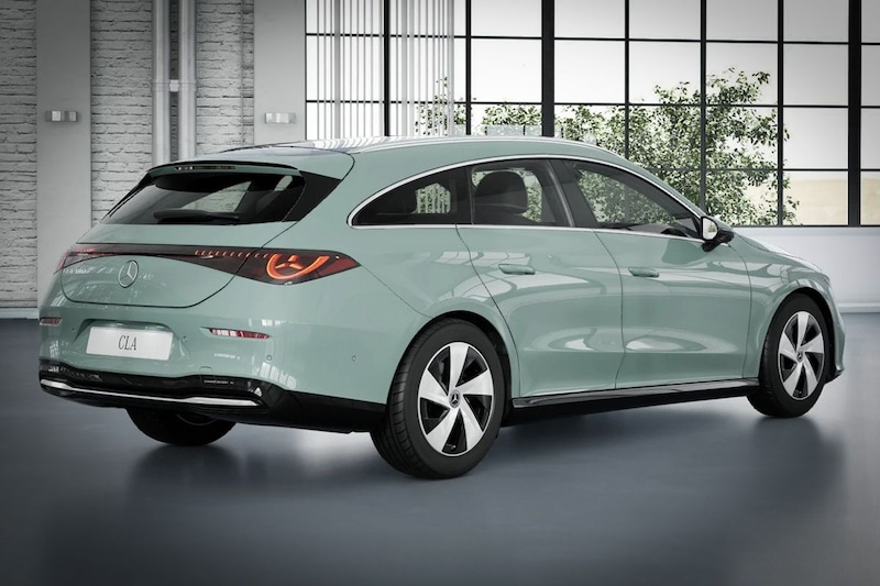 Door bpm is de hybride Mercedes-Benz CLA Shooting Brake duurder dan de sterkere elektrische