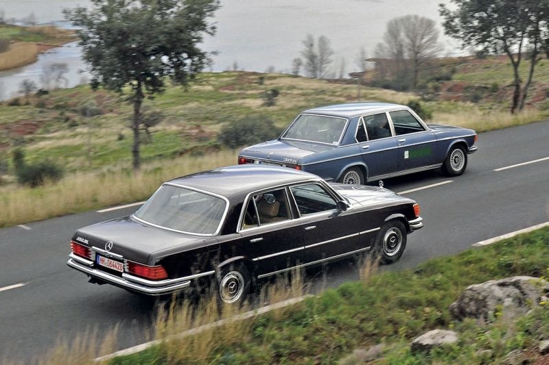 BMW 3.0 Si tegen Mercedes 350 SE