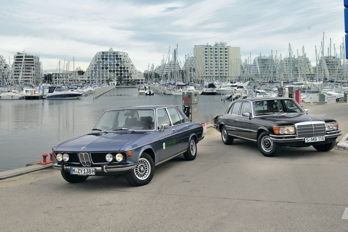 BMW 3.0 Si tegen Mercedes 350 SE