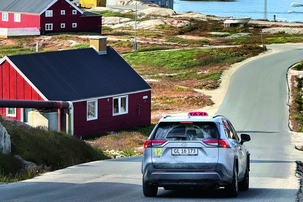 Auto's op Groenland