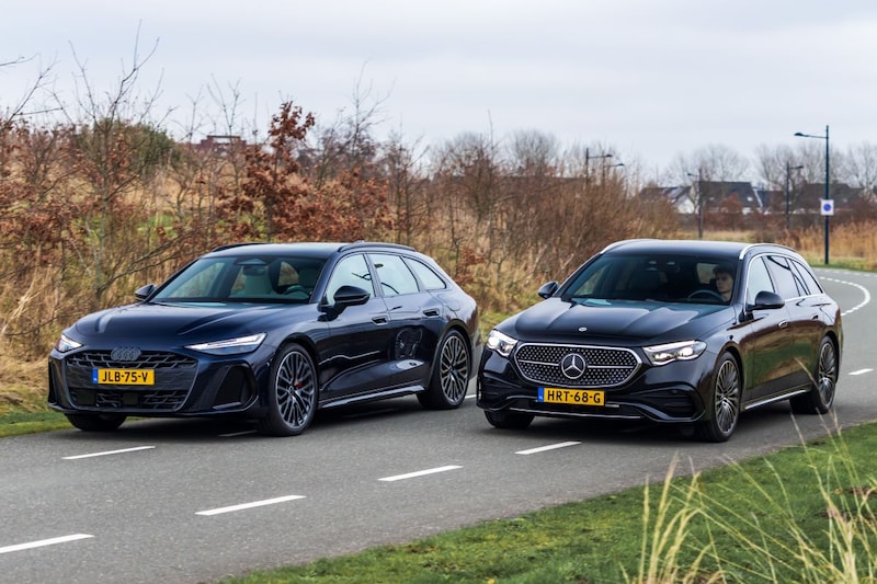 Audi A6 Avant e-Hybrid vs Mercedes E300e Estate