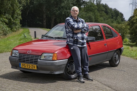 In 1986 zag Gerrie (81) deze Opel Kadett 1.6S GT nieuw staan: hij ruilde zijn 1.3 meteen in