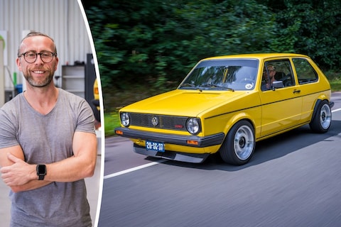 Mitchell (36) kocht 18 jaar geleden zijn droomauto: ‘Geen Ferrari, maar een Golf I', nu met 16V!