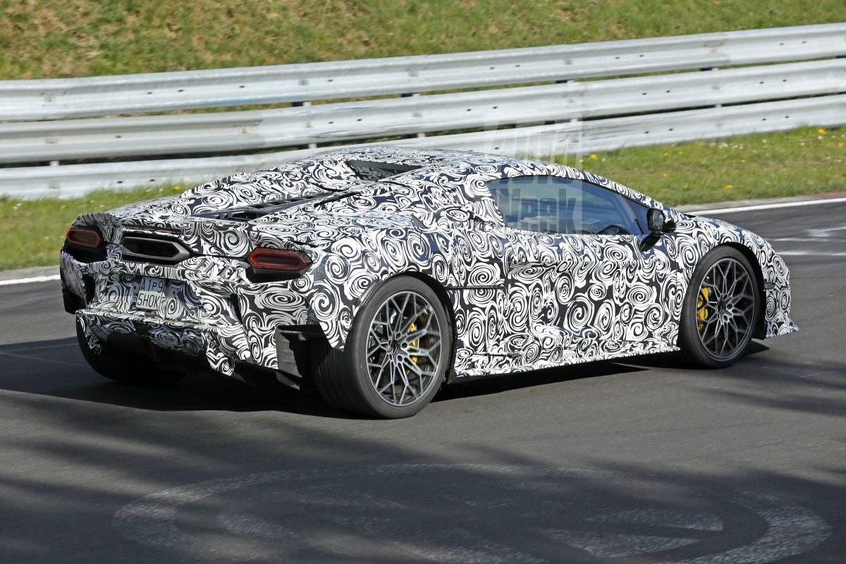 Lamborghini Temerario Spyder spyshots