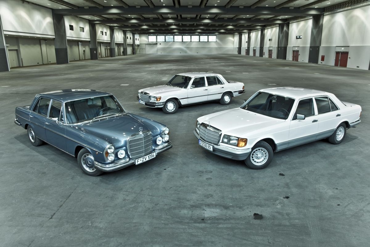 Mercedes S-klasse eerste drie generaties (klassiekers)