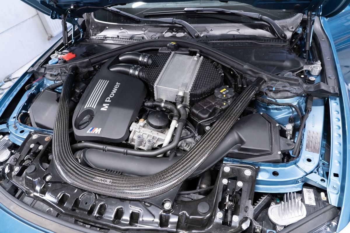 BMW M3 op de rollenbank