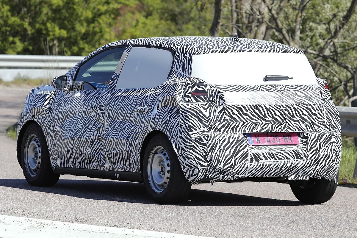 Spyshots elektrische Dacia (Renault Twingo)