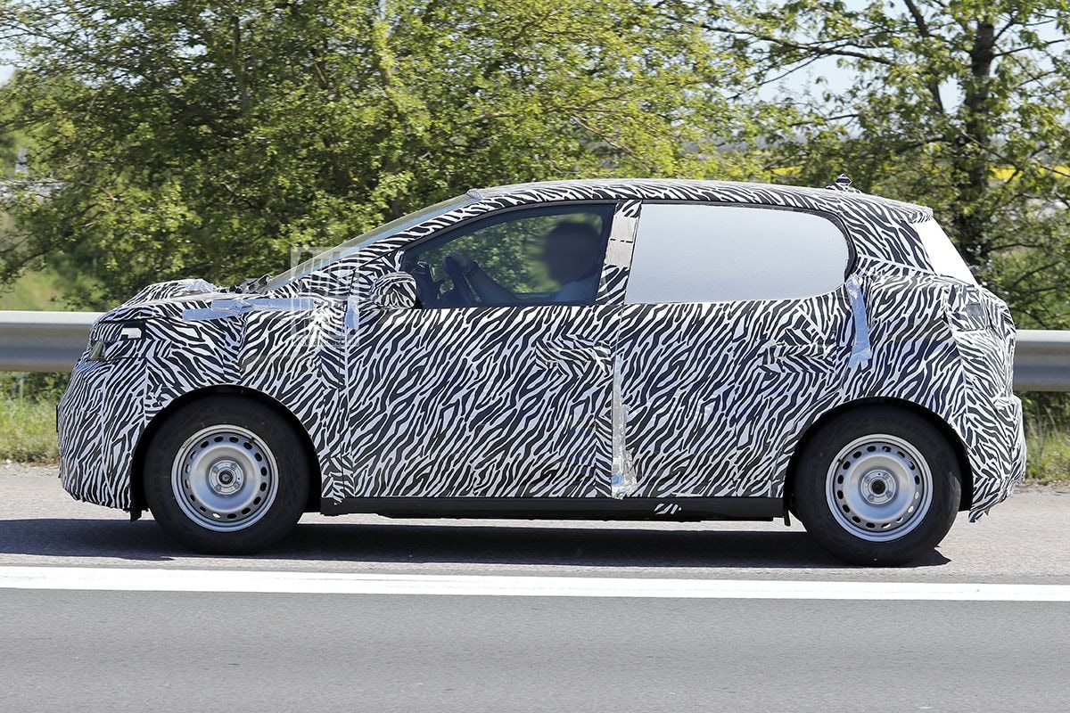 Spyshots elektrische Dacia (Renault Twingo)