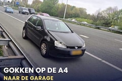 Auto aangehouden
