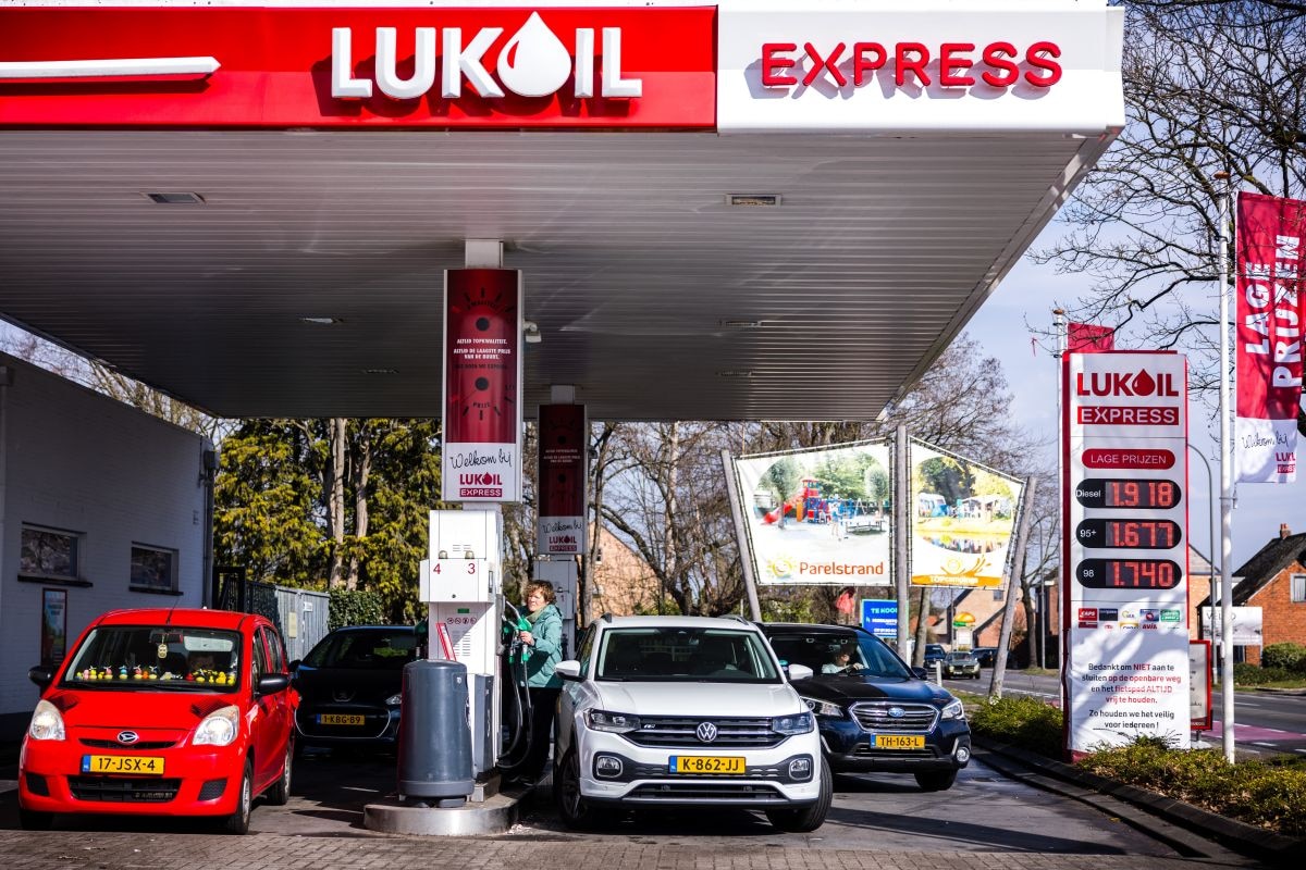 Tanken Belgisch tankstation