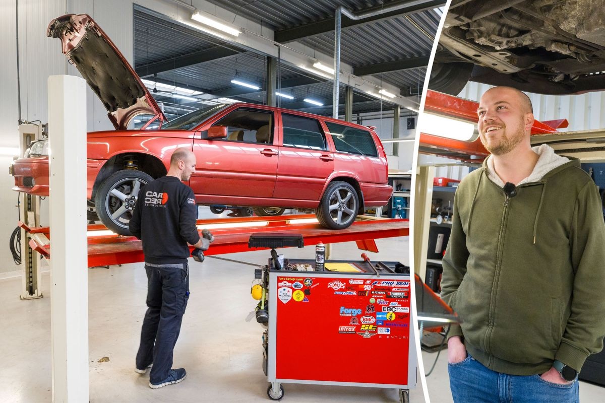 Koen (28) kocht deze Volvo V70 op zijn vijftiende: 'Koen en Tim verschillen duidelijk van mening'