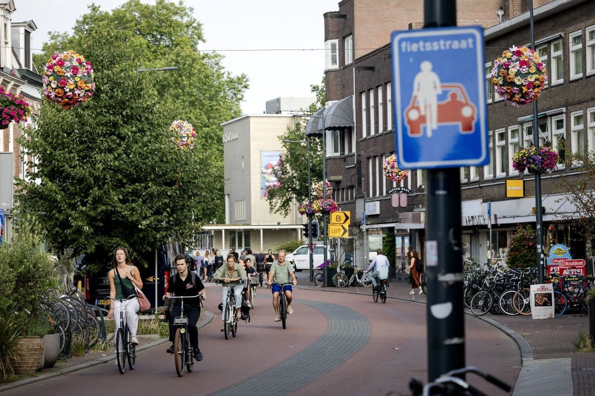Fietsstraat Utrecht (ANP)