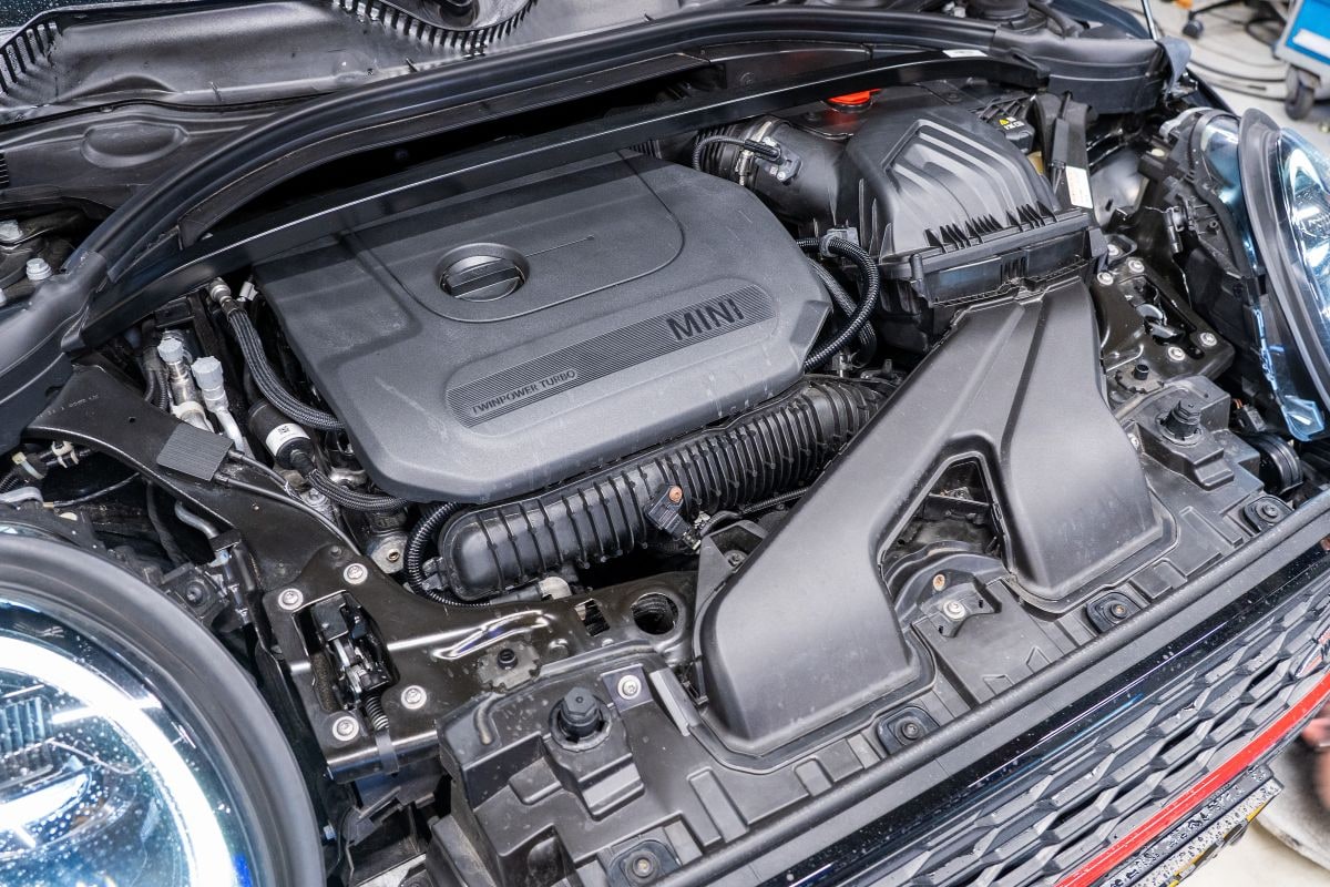 Mini Clubman JCW op de rollenbank